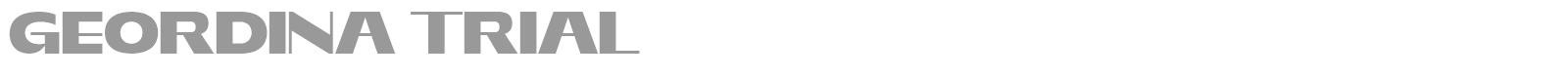 Geordina font preview